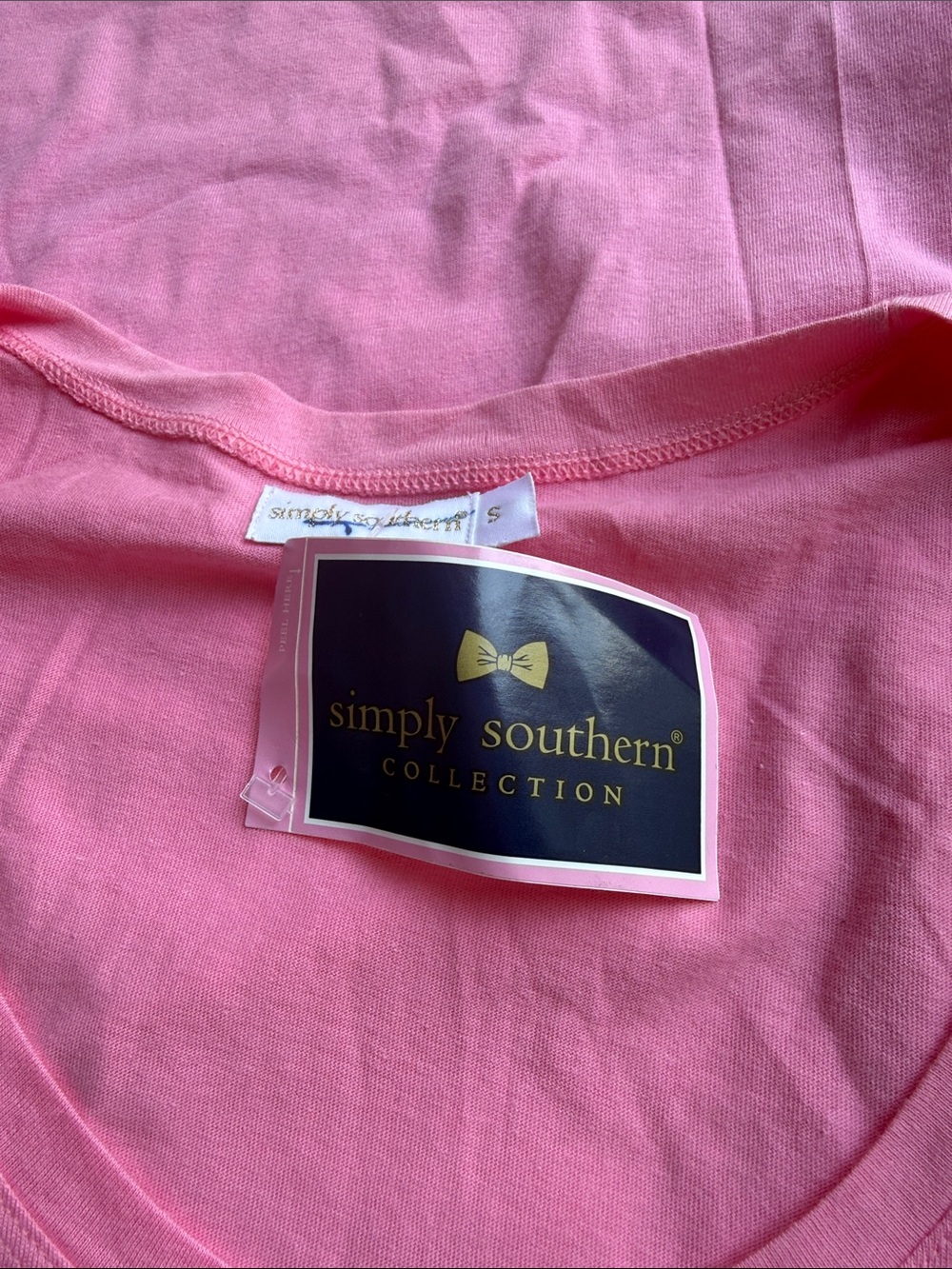 NWT Simply Southern Size Small Pink Flamingo Graphic Peint Sleeveless Tank Top - Picture 5 of 6